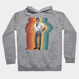 Tom Selleck Vintage Rainbow Hoodie